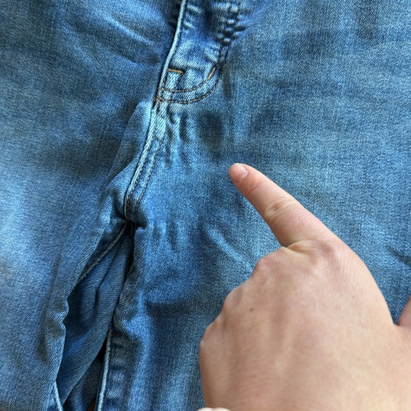 Madewell High Rise 10” Roadtripper Blue Skinny Jeans with Classic Fade size 28 - Picture 3 of 5